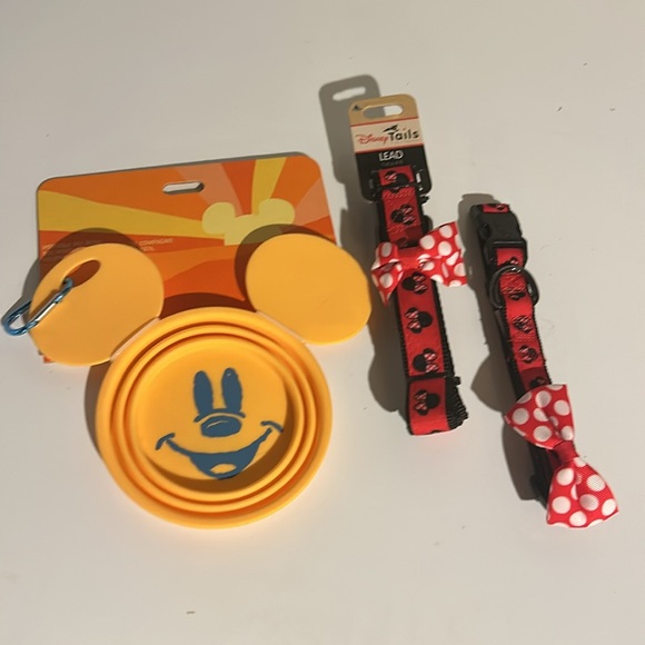 Brand new Disney water bowl and 4ft lead and collar - Picture 7 of 8
